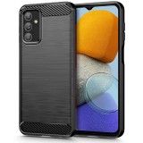 OEM Samsung Galaxy M23 5G szilikon tok, hátlaptok, telefon tok, karbon mintás, fekete, Carbon case