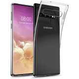 OEM Samsung Galaxy S10 Plus szilikon tok, hátlaptok, telefon tok, vastag, átlátszó, 2mm