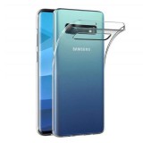 OEM Samsung Galaxy S10 Plus szilikon tok, hátlaptok, telefon tok, vékony, átlátszó, 0.5mm