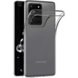 OEM Samsung Galaxy S20 Ultra 5G szilikon tok, hátlaptok, telefon tok, vékony, átlátszó, 0.5mm