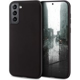OEM Samsung Galaxy S21 Plus 5G (S21+ 5G) szilikon tok, hátlaptok, telefon tok, matt, fekete