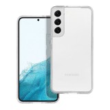 OEM Samsung Galaxy S22 5G szilikon tok, hátlaptok, telefon tok, vastag, átlátszó, kamera védelemmel, 2mm