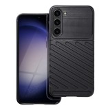 OEM Samsung Galaxy S23 5G szilikon tok, hátlap tok, ütésálló, fekete, Thunder