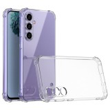 OEM Samsung Galaxy S23 FE 5G szilikon tok, hátlaptok, telefon tok, erősített sarkokkal, átlátszó, Anti Shock, 1.5mm