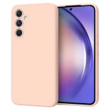 OEM Samsung Galaxy S23 FE 5G szilikon tok, hátlaptok, telefon tok, matt, halvány rózsaszín