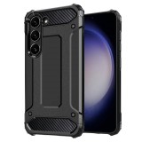 OEM Samsung Galaxy S23 Plus 5G (S23+ 5G) hátlap tok, telefon tok, ütésálló, fekete, Armor