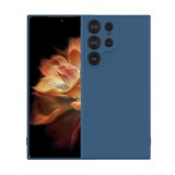 OEM Samsung Galaxy S23 Ultra 5G szilikon tok, hátlaptok, telefon tok, matt, sötétkék