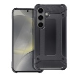 OEM Samsung Galaxy S24 5G hátlap tok, telefon tok, ütésálló, fekete, Armor