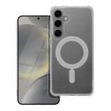 OEM Samsung Galaxy S24 5G hátlaptok, telefon tok, MagSafe kompatibilis, átlátszó, Mag Cover
