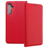 OEM Samsung Galaxy S24 5G könyvtok, fliptok, telefon tok, bankkártyatartós, mágneszáras, piros, Smart Case book
