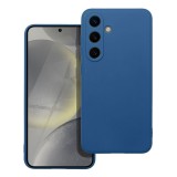OEM Samsung Galaxy S24 5G szilikon tok, hátlaptok, telefon tok, matt, sötétkék