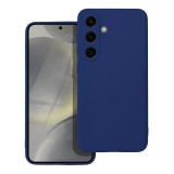 OEM Samsung Galaxy S24 5G szilikon tok, hátlaptok, telefon tok, matt, sötétkék, Soft