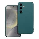 OEM Samsung Galaxy S24 5G szilikon tok, telefon tok, hátlaptok, matt, zöld, Matt case