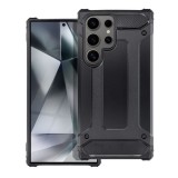 OEM Samsung Galaxy S24 Ultra 5G hátlap tok, telefon tok, ütésálló, fekete, Armor
