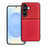 OEM Samsung Galaxy S25 5G hátlap tok, telefon tok, stílusos, prémium, piros, Noble Case