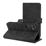 OEM Samsung Galaxy S25 5G könyvtok, fliptok, telefon tok, bankkártyatartós, mágneszáras, fekete, Tender Book