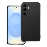 OEM Samsung Galaxy S25 5G szilikon tok, hátlaptok, telefon tok, matt, fekete