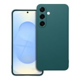 OEM Samsung Galaxy S25 5G szilikon tok, hátlaptok, telefon tok, matt, zöld