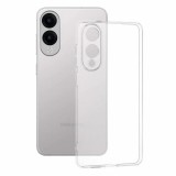OEM Samsung Galaxy S25 Edge 5G szilikon tok, hátlaptok, telefon tok, vastag, átlátszó, kamera védelemmel, 2mm