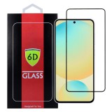 OEM Samsung Galaxy S25 FE 5G üvegfólia, tempered glass, előlapi, 6D, edzett, hajlított, fekete kerettel