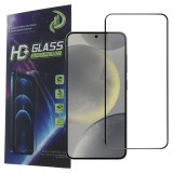 OEM Samsung Galaxy S25 Plus 5G (S25+ 5G) / S25 Edge 5G üvegfólia, tempered glass, előlapi, 9D, edzett, hajlított, fekete kerettel