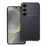 OEM Samsung Galaxy S25 Plus 5G (S25+ 5G) szilikon tok, hátlap tok, ütésálló, fekete, Thunder