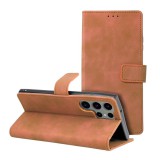 OEM Samsung Galaxy S26 Ultra 5G könyvtok, fliptok, telefon tok, bankkártyatartós, mágneszáras, barna, Tender Book