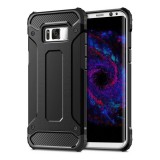 OEM Samsung Galaxy S8 hátlap tok, telefon tok, ütésálló, fekete, Armor