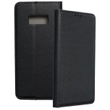 OEM Samsung Galaxy S8 Plus könyvtok, fliptok, telefon tok, bankkártyatartós, mágneszáras, fekete, Smart Case book
