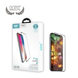 OEM Samsung Galaxy S8 Plus SM-G955 üvegfólia, tempered glass, előlapi, 5D, edzett, hajlított, fekete kerettel, MDX