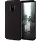 OEM Samsung Galaxy S9 szilikon tok, hátlaptok, telefon tok, matt, fekete