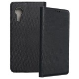 OEM Samsung Galaxy Xcover 5 könyvtok, fliptok, telefon tok, mágneszáras, bankkártyatartós, fekete