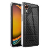 OEM Samsung Galaxy Xcover7 5G szilikon tok, hátlaptok, telefon tok, vastag, átlátszó, kamera védelemmel, 2mm