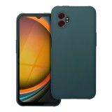 OEM Samsung Galaxy Xcover7 Pro 5G szilikon tok, telefon tok, hátlaptok, matt, zöld, Matt case