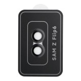 OEM Samsung Galaxy Z Flip6 5G üvegfólia, tempered glass, edzett, 3D, kamera védő, lencsevédő, fekete