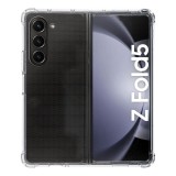 OEM Samsung Galaxy Z Fold 5 5G hátlaptok, telefon tok, műanyag, erősített sarokkal, átlátszó