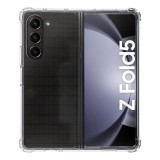 OEM Samsung Galaxy Z Fold5 5G hátlaptok, telefon tok, műanyag, erősített sarokkal, átlátszó