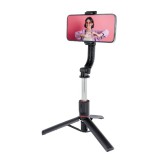 OEM Selfie bot, tripod, bluetooth-os, vezeték nélküli, távirányítóval, fekete, L13