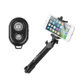 OEM Selfie bot, tripod, távirányítóval, bluetooth-os, vezeték nélküli, fekete
