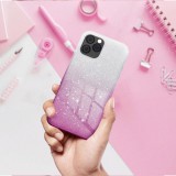 OEM SHINING tok Samsung Galaxy S24 FE - átlátszó - rózsaszín