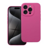 OEM SILICONE 2mm tok iPhone 16e - rózsaszín