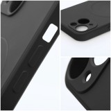 OEM SILICONE MAG COVER MagSafe-kompatibilis tok iPhone 16 Pro Max - fekete