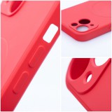 OEM SILICONE MAG COVER MagSafe-kompatibilis tok iPhone 16e - piros