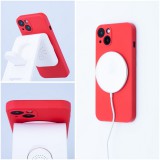 OEM SILICONE MAG COVER MagSafe-kompatibilis tok iPhone Air - piros