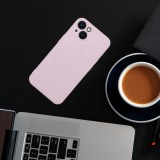 OEM SILICONE MAG COVER MagSafe-kompatibilis tok Samsung Galaxy S25 Ultra - rózsaszín
