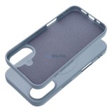 OEM SILICONE MAG COVER (nagy lyuk) tok kompatibilis MagSafe az IPHONE 17 Air készülékhez világoskék színben