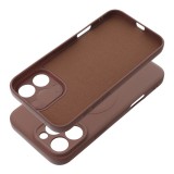 OEM SILICONE MAG COVER tok kompatibilis a MagSafe készülékkel az IPHONE 17 Pro Max barna színű telefonhoz