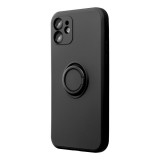 OEM SILICONE RING tok iPhone 16 Plus - fekete