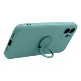 OEM SILICONE RING tok iPhone 16 Plus - zöld