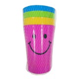 OEM Smiley-s pohár többszínű 4db